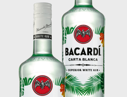 Bacardi rum O I expressions bottle detail1